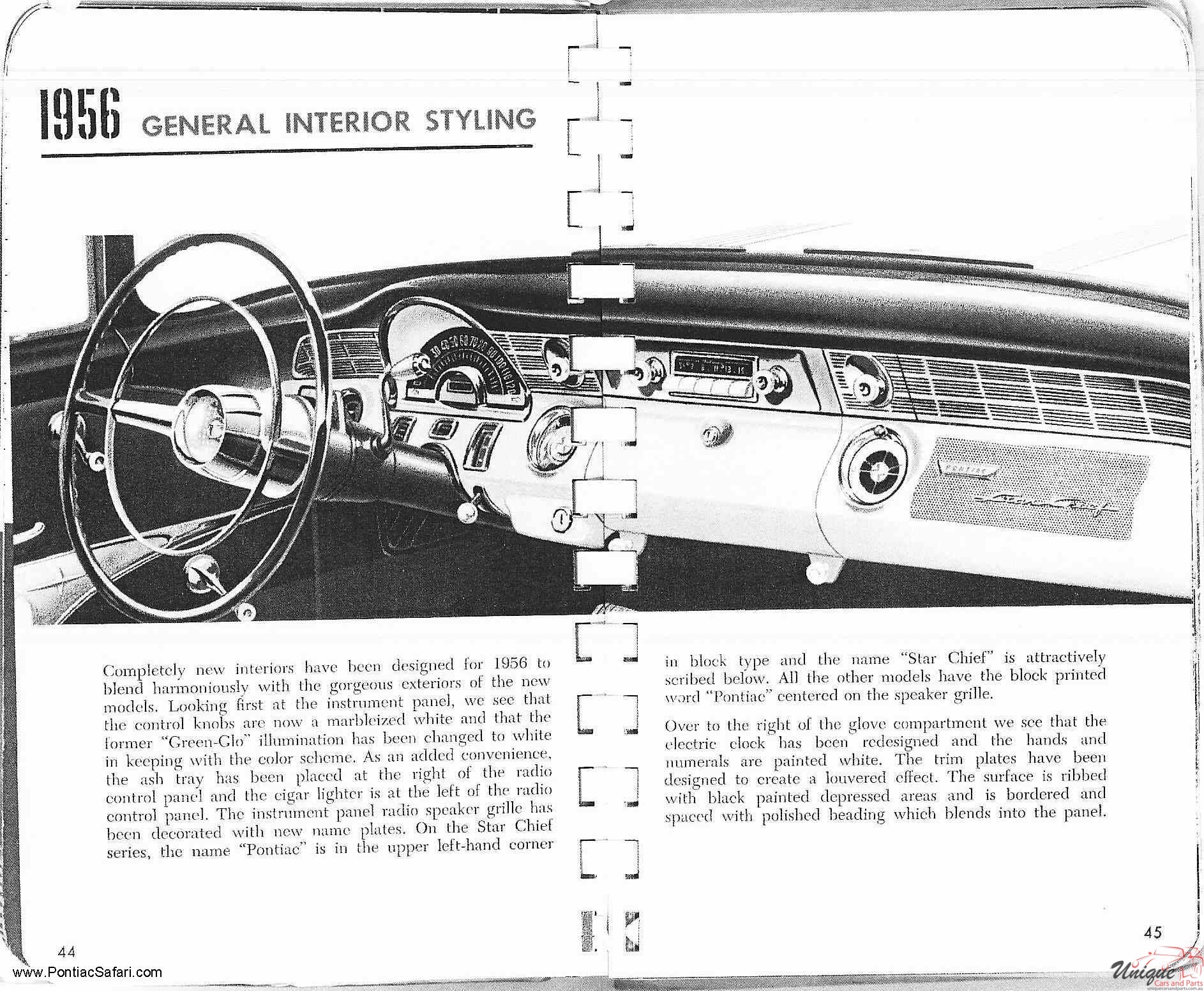 1956 Pontiac Facts Book Page 1